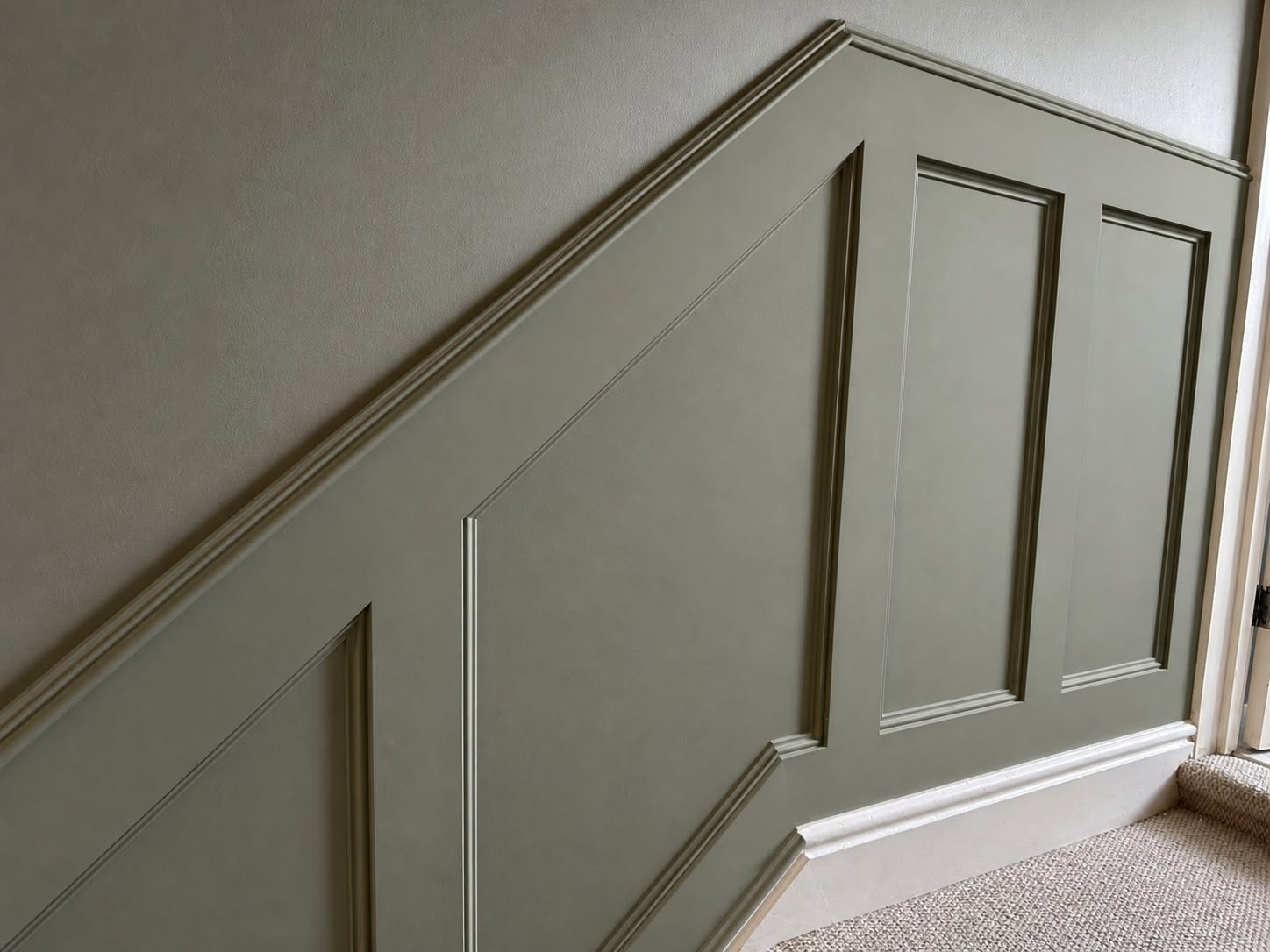 Balanced panels and crisp finishing trim